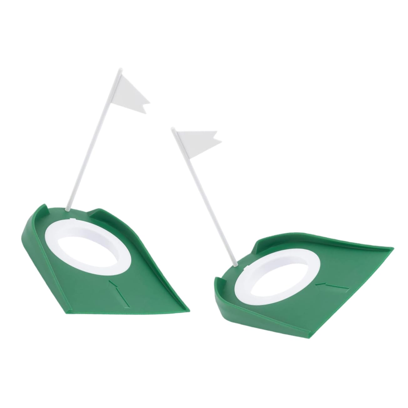 Gogogmee Golf Training Aid 2 Pack of Practice Hole Cups Regulation Size for Indoor Putting Practice Lightweight Easy to