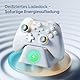 Machenike G3V2 Bluetooth Controller mit Ladestation, Hall Effekt Joysticks, RGB Gaming Controller Wireless für PC/Switch/iOS/Android, 2 Programmierbare Tasten, 1000mAh Akku, Schwarz