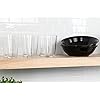 10 Strawberry Street Nova Black Round 62-Piece Dinnerware Set, Service for 6