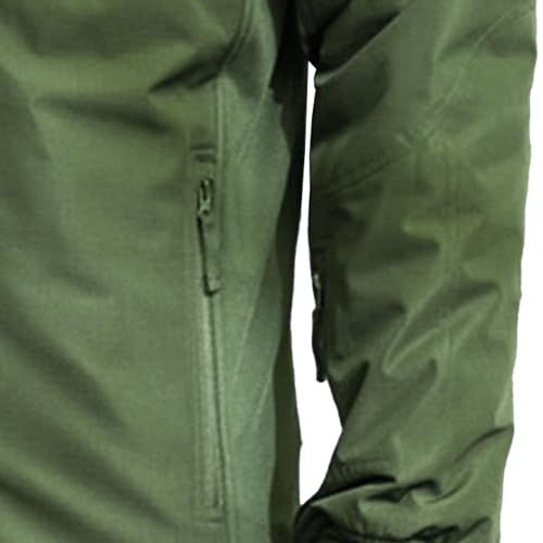 Chaqueta ligera con capucha para hombre talla S verde miniatura 5