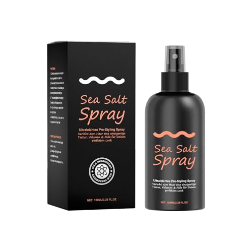 Sea Salt Spray for Men Hair, Sea Salt & Sea Water Spray for Styling Hair - Natural and Refreshing Texturiser for Beach Style, Hair Styling for More Volume and Stable Texture, 06