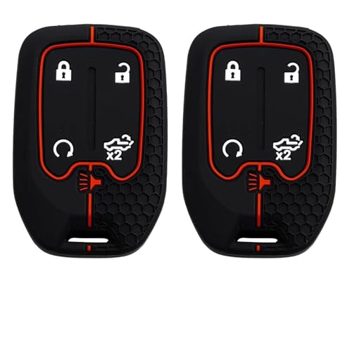 Étui en silicone pour clé Chevrolet Silverado anti-choc et protection anti-rayure