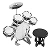 Kids Drum, Children Drum, Kids Drum Set Gift Toy voor Baby Beginners Boys(586-104 black)