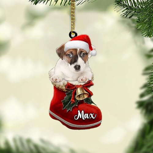IZI POD Adorno personalizado de Jack Russell Terrier 2D plano, adorno de Navidad personalizado para perro Jack Russell Terrier, adorno de perro Jack Russell Terrier, regalo para mamá, papá de perros, IZI POD Adorno personalizado de Jack Russell Terrier 2D plano, adorno de Navidad personalizado para perro Jack Russell Terrier, adorno de perro Jack Russell Terrier, regalo para mamá, papá de perros,