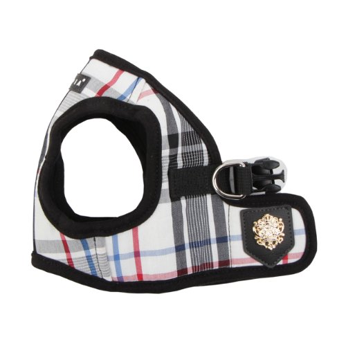 Puppia Junior - Hundegeschirr für kleine Hunde - leicht und super weich - Auch als Welpengeschirr verwendbar -Antizuggeschirr für Hunde, Beige, XL, PAMA-AC978 6 Puppia Junior - Kariertes Hundegeschirr für kleine Hunde - weiche Weste - Auch als Welpengeschirr verwendbar -Antizuggeschirr für Hunde, schwarz, L, PAMA-AH978