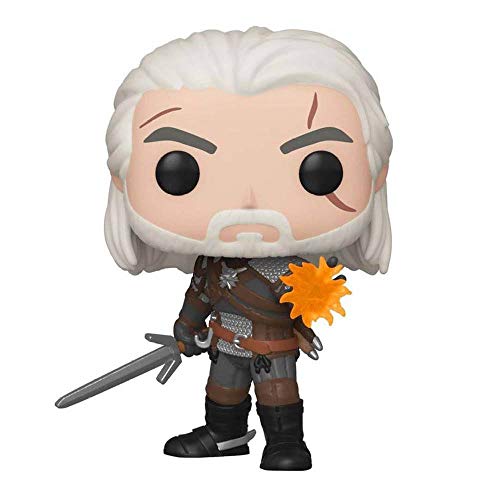 Funko Pop! Games: The Witcher 3: Wild Hunt - Geralt Glow in The Dark GameStop Exclusive Vinyl Figurine