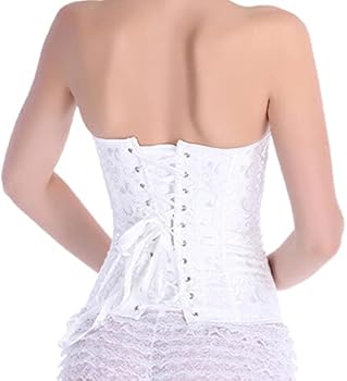 Dress Cici Bridal Corset, Boned Corset Under Wedding Dress, Front Hook &  Back Lace Up Closure White Asia Size 3XL Fit Waist 36.6-38.2 Inches: Buy  Online at Best Price in UAE -