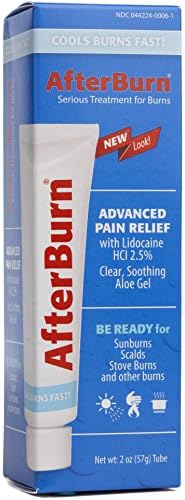 AfterBurn – Burn Treatment Cools Burns Fast with Lidocaine HCl & Aloe Vera
