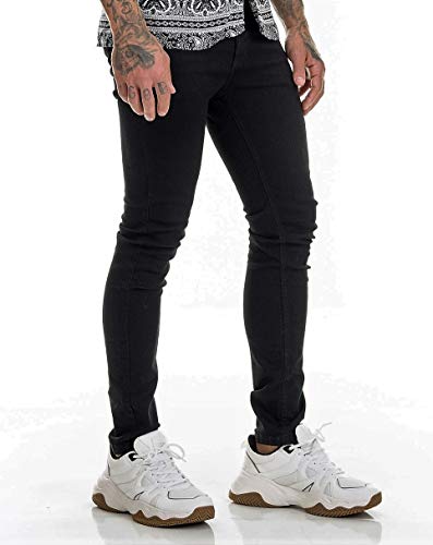 CALÇA JEANS PREMIUM PRETA SKINNY OFFERT (44)