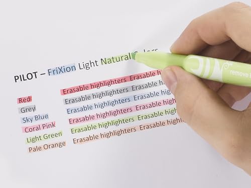 PILOT FriXion Soft Lot de 6 surligneurs effaçables pastel jaune - vue 5