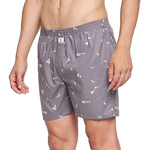 Image of Longies Men's Cotton Printed Regular Boxer Shorts
