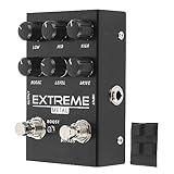 Guitar -Effekt -Pedal -Gitarren -Synthesizer -Pedal -Verzerrungseffekt Pedal für E -Gitarrenspieler Professionelle Musiker Metal Housing Verstellbarer Klangton