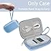 Hard Carrying Case Compatible with EMAY 6L Portable ECG Monitor, Protective Storage Case for EMAY EKG Heart Rate Monitor, Shockproof Travel Organizer with Mesh Pocket (Case Only)