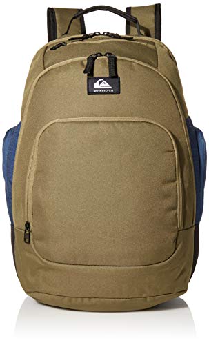 Quiksilver 1969: Mochila escolar especial con funda para portátil   Verde   talla única