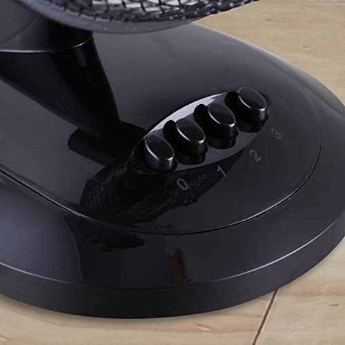 Black 12" Desk Fan
