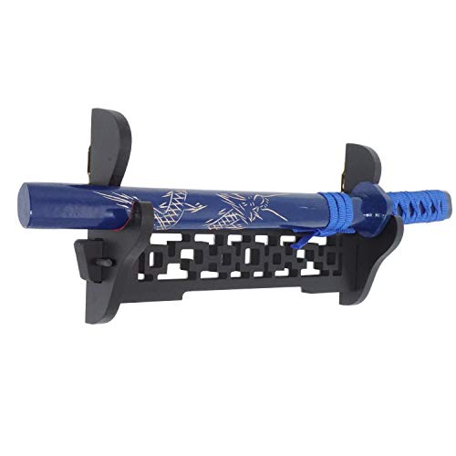 Eforlife Sword Holder Wall Mount Samurai Sword Katana Wakizashi Display Holder Stand Bracket Hanger 1-Tier (X - Padded) #TOP5