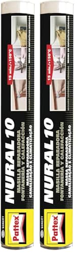 Pattex Nural-10 Gris Construcción pack de 2 tubos para eliminar filtraciones de agua