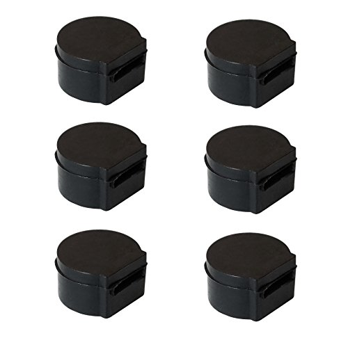 Vizcaya Black Rubber Clarinet Thumb Rest Cushion Protector Comfortable Pack of 6
