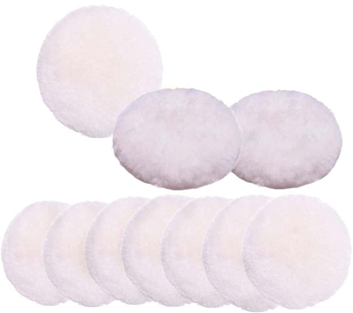 Diy Crafts 11224 6229 Artificial Wool Buffing Pad Cars Detailing Polish Back Buff Shining, Multicolor