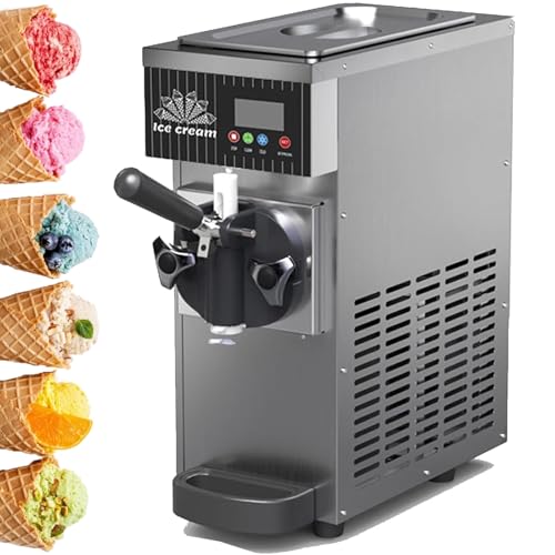 Single Flavor Soft Serve Ice Cream Machine Countertop Soft Ice