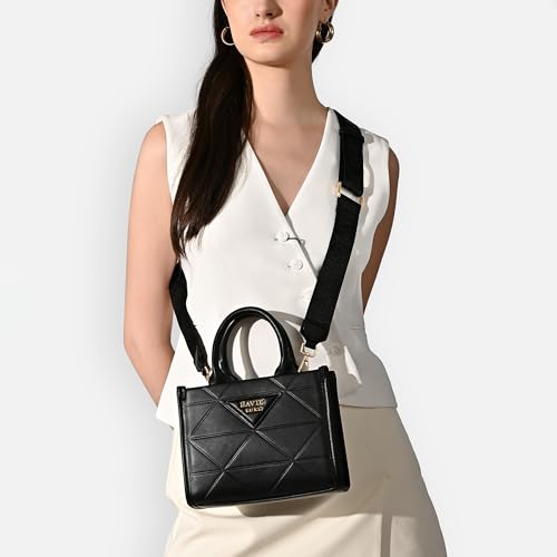 Image of Lavie Luxe Women's Lisa Box Satchel Handbag | Satchel Bag for Work | Ladies Purse | Stylish Shoulder Bag | Gift For Women