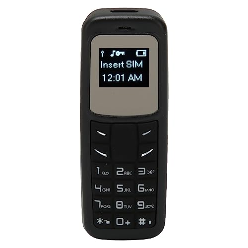 L8star Mini Mobile Phone with Bluetooth Headset, Black