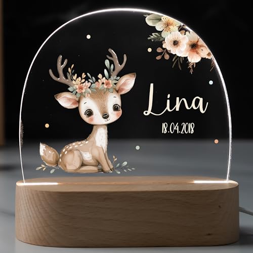 Kidsmood – Individuelles Nachtlicht für Baby & Kinder – Dimmbare...