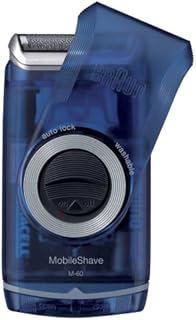 Braun Electric Razor for Men, M60b Mobile Electric Foil Shaver, Washable