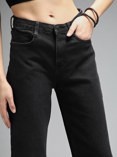 Image of HIGH Star Women's Straight Fit Mid Rise Jeans