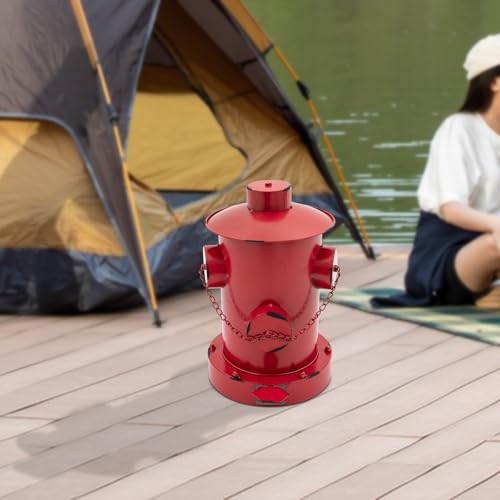 Caneca de basura retro roja con pedal y cubo interior miniatura 4