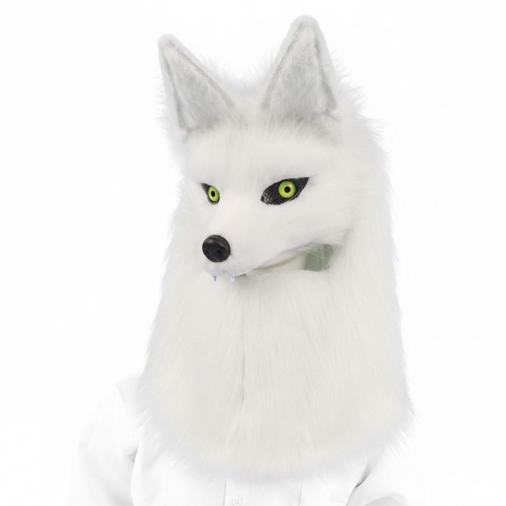 Masque De Chien Poilu, Loup, Tête Entière, pour Déguisement d'halloween, Femmes Hommes.