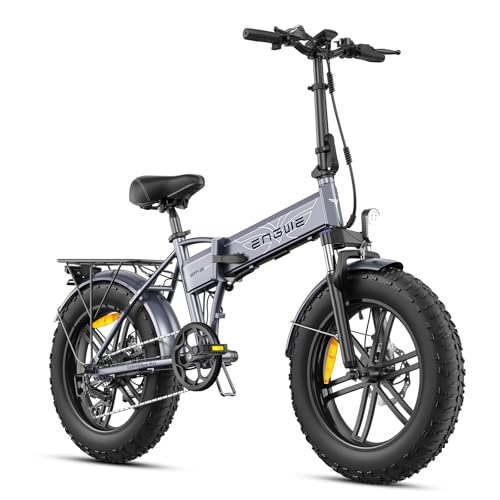 Bicicleta eléctrica plegable Engwe L20 SE 16 Fafrees ENGWE E Bike Bicicleta plegable, bicicleta eléctrica de 2...