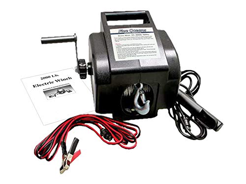 Electric Portable Trailer Recovery Winch, 2000 LBS FO3440