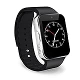 CHEREEKI Bluetooth Smart Watch Reloj Inteligente Teléfono Inteligente Pulsera con Cámara Pantalla Táctil Soporte SIM/TF Smartwatch para Android Samsung HTC LG Huawei Sony Reloj Deportivo