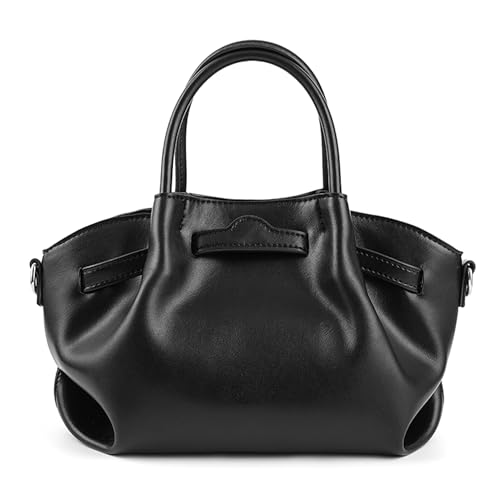 Bolsa Tote Mediana Fruncida para Mujer miniatura 1