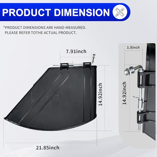 Déflecteur de décharge compatible Toro ExMark QZE725GKC42200 volet éjection