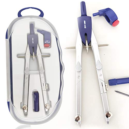 Estuche escolar con Bigotera de ajuste rápido SERIVAN metálica automática SIN alargadera Ref.2002 + Adaptador Universal + Tubo mina