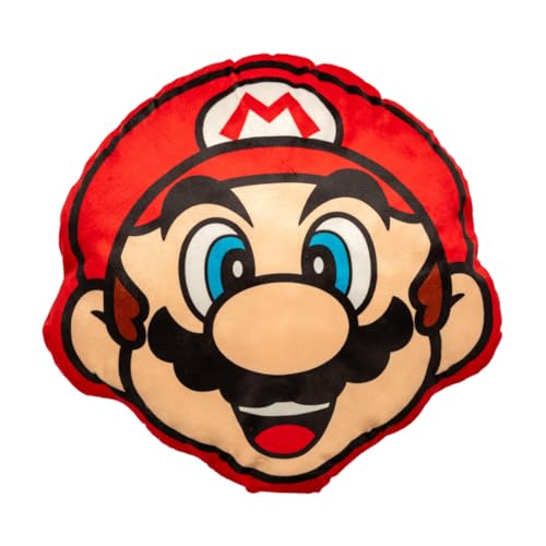 Nintendo Super Mario Gaming Bedding Super Soft Plush Decorative Pillow One Size (Officially Licensed Product) By Franco