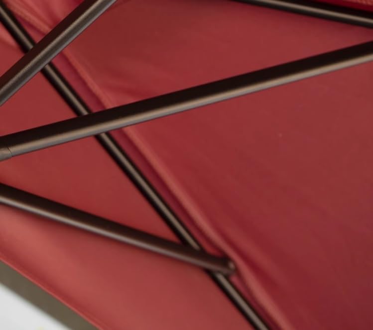 Parasol de exterior contra el sol molesto con base y 250 cm 3