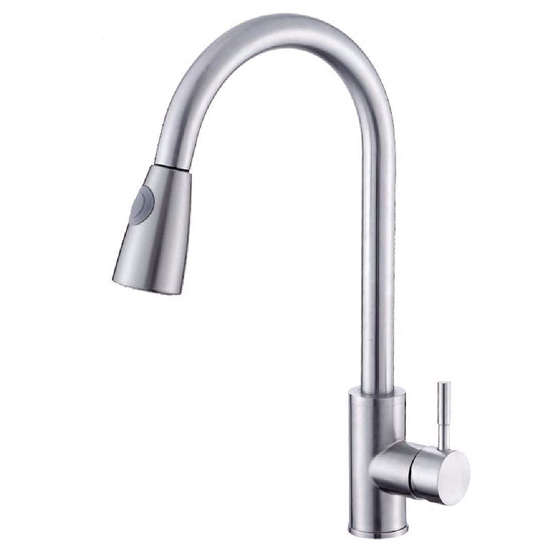 Robinet mitigeur de cuisine évier inox 304 douchette extractible 2 vitesses