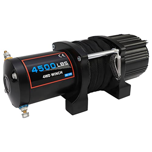 OCPTY winches eléctrico 12V 4500LBS para trailer miniatura 5