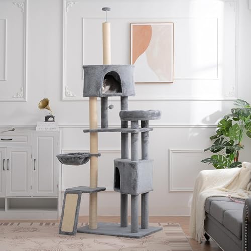 105-Inch Tall Cat Tree Towers for Indoor Cats