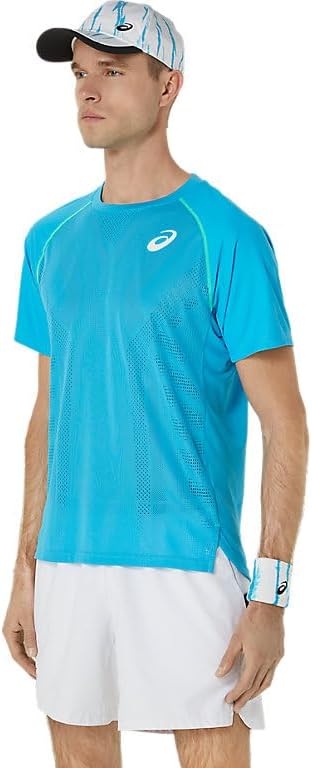 ASICS Men's Men Match ACTIBREEZE Short Sleeve TOP Tennis Top