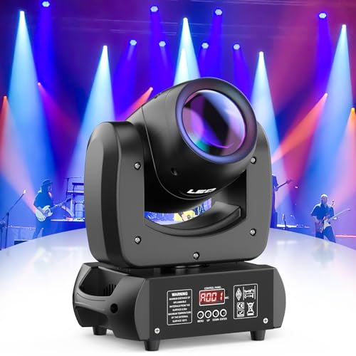 Questa luce da DJ è anche dotata di dimensioni compatte e leggerezza (11,02 pollici di altezza e 8,93 libbre), la rende ideale per intrattenitori mobili, piccoli club e bar, piste di scooter, centri bowling o qualsiasi produzione mobile.