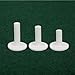 Orlimar Rubber Driving Range Golf Tees for Range Mats or Simulator (3 Pack Assorted Sizes, White), 2-inch, 2.5-inch and 2.75-inch Height Tees for Indoor or Outdoor Use