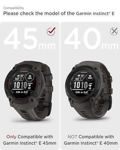 Correa de silicona para Garmin Instinct E 45mm miniatura 2
