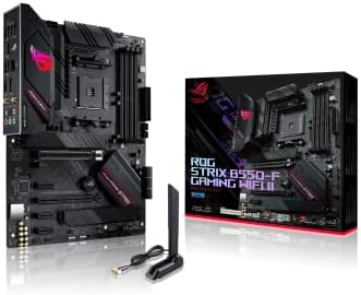 Asus ROG Strix B550-F Gaming WiFi II AMD AM4 (3rd Gen Ryzen) ATX Gaming Motherboard (PCIe 4.0,WiFi 6E, 2.5Gb LAN, BIOS Flashback, HDMI 2.1, Addressable Gen 2 RGB Header and Aura Sync)