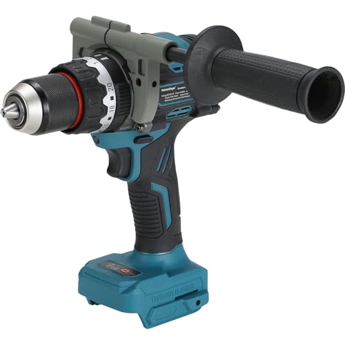 1/2" Brushless Cordless Impact Drill for Makita 18V Battery, 1416 In-lbs (160N.m) Electric Impact Driver Gun, Gyroscope Sensor Anti-Twist Protection