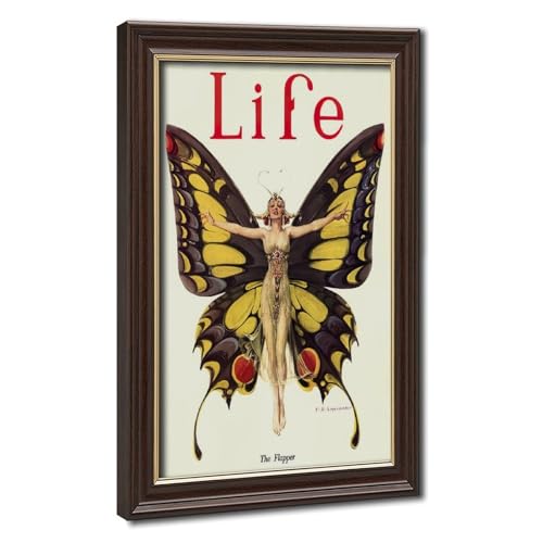Affiche vintage Flapper Leyendecker sur toile pour habiller un mur vide