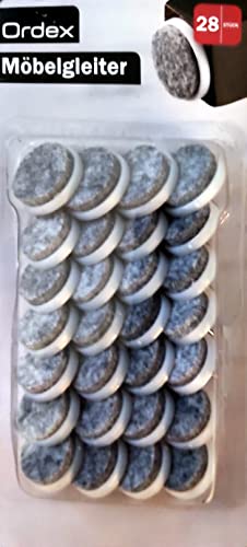 Feltrini in Feltro con montaggio spina 28 pezzi